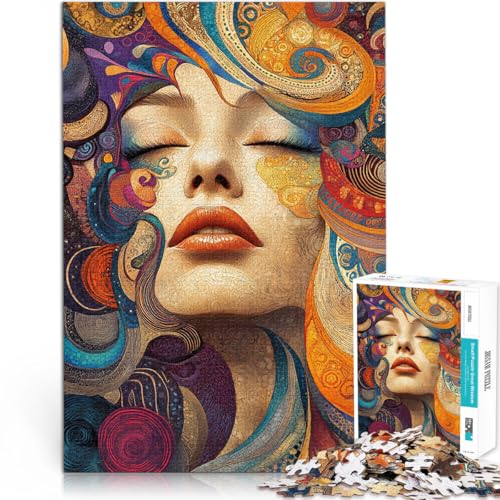 für Erwachsene 1000-teiliges Puzzle Lebendige Blüte Aus Karton ab 14 Jahren Anti-Stress-Spielzeug Tolle Geschenke und Spielzeuge。Größe：26x38cm/10.2x14.9Zoll von CHTLIFQ