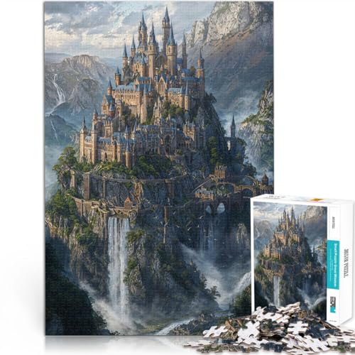 für Erwachsene 1000-teiliges Puzzle Nebelbergzitadelle Aus Karton ab 14 Jahren Lernspielzeug zum Lernen Weihnachts- und Geburtstagsgeschenke。Größe:26x38cm/10.2x14.9Zoll für Erwachsene 1000-teiliges Puzzle Nebelbergzitadelle Aus Karton ab 14 Jahren Lernspielzeug zum Lernen Weihnachts- und Geburtstagsgeschenke。Größe:26x38cm/10.2x14.9Zoll von CHTLIFQ