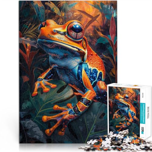 für Erwachsene 1000-teiliges Puzzle Tropischer Orangenfrosch Aus Holz ab 14 Jahren Unmögliches Spiel Geschenke zum 。Größe:50x75cm/19.6x29.5Zoll für Erwachsene 1000-teiliges Puzzle Tropischer Orangenfrosch Aus Holz ab 14 Jahren Unmögliches Spiel Geschenke zum 。Größe:50x75cm/19.6x29.5Zoll von CHTLIFQ