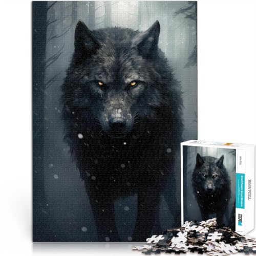 für Erwachsene 1000-teiliges Puzzle Wolf Art Aus Karton ab 14 Jahren Denksportaufgabe-Spiel Spiele Spielzeug Geschenk。Größe:26x38cm/10.2x14.9Zoll für Erwachsene 1000-teiliges Puzzle Wolf Art Aus Karton ab 14 Jahren Denksportaufgabe-Spiel Spiele Spielzeug Geschenk。Größe:26x38cm/10.2x14.9Zoll von CHTLIFQ