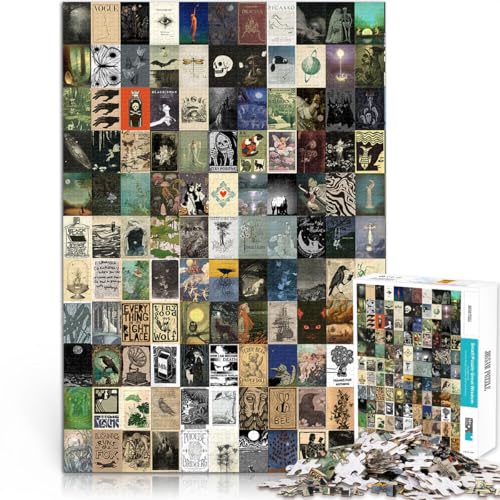 für Erwachsene 2000 Teile Puzzle Retro-Kunst-Mosaik-Poster Aus Karton für Kinder ab 14 Jahren Startseite Lernspiele DIY Spielzeug Tolle Geschenke und Spielzeuge。Größe:70x100cm/27.5x39.3Zoll für Erwachsene 2000 Teile Puzzle Retro-Kunst-Mosaik-Poster Aus Karton für Kinder ab 14 Jahren Startseite Lernspiele DIY Spielzeug Tolle Geschenke und Spielzeuge。Größe:70x100cm/27.5x39.3Zoll von CHTLIFQ