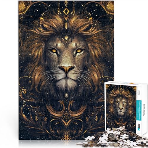 für Erwachsene Puzzles 1000 Teile Puzzles Heiliger Löwe Aus Holz für und ab 14 Jahren einzigartiges Herausforderungsspiel Angeboten als Geschenk für die ganze Familie。Größe:50x75cm/19.6x29.5Zoll für Erwachsene Puzzles 1000 Teile Puzzles Heiliger Löwe Aus Holz für und ab 14 Jahren einzigartiges Herausforderungsspiel Angeboten als Geschenk für die ganze Familie。Größe:50x75cm/19.6x29.5Zoll von CHTLIFQ