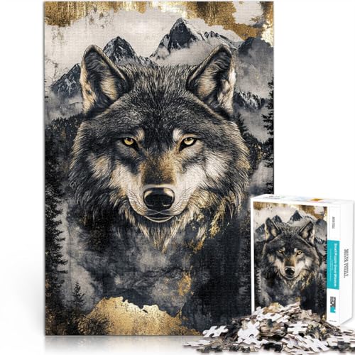 für Erwachsene Puzzles 1000 Teile Puzzles Wolfsberglandschaft Aus Karton für und ab 14 Jahren Intellektuelles Dekompressions-Lernspielzeug Geburtstagsgeschenke。Größe:38x52cm/14.9x20.4Zoll für Erwachsene Puzzles 1000 Teile Puzzles Wolfsberglandschaft Aus Karton für und ab 14 Jahren Intellektuelles Dekompressions-Lernspielzeug Geburtstagsgeschenke。Größe:38x52cm/14.9x20.4Zoll von CHTLIFQ