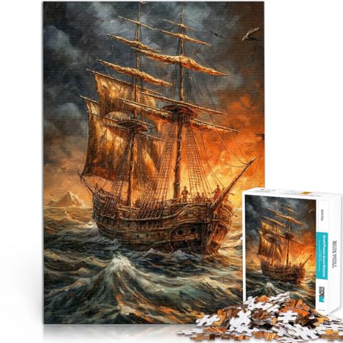 für Erwachsene Puzzles 2000 Teile Puzzles Segelboot Aus Karton für und ab 14 Jahren Startseite Lernspiele DIY Spielzeug Tolle Geschenke und Spielzeuge。Größe：70x100cm/27.5x39.3Zoll von CHTLIFQ