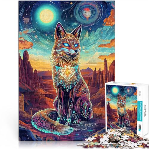 für Erwachsene1000-Teile-Puzzles Fantasie Fuchs Aus Karton Geeignet für Kinder ab 14 Jahren lustige Spiele für die ganze Familie tolles Größe:26x38cm/10.2x14.9Zoll für Erwachsene1000-Teile-Puzzles Fantasie Fuchs Aus Karton Geeignet für Kinder ab 14 Jahren lustige Spiele für die ganze Familie tolles Größe:26x38cm/10.2x14.9Zoll von CHTLIFQ