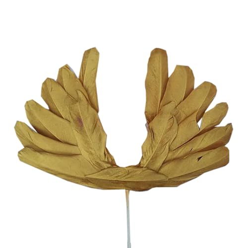 Geburtstagstorte Deko 2 Stück Tortendeko Dekoration Kuchen Dekoration Kuchen Topper Federn Cake Topper Tortenafsätze Feder Weihnachtstorte Deko Cupcake Topper Für Geburtstagstorte Party von CHTME
