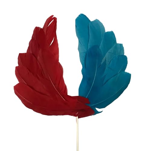 Geburtstagstorte Deko 2 Stück Tortendeko Dekoration Kuchen Dekoration Kuchen Topper Federn Cake Topper Tortenafsätze Feder Weihnachtstorte Deko Cupcake Topper Für Geburtstagstorte Party von CHTME