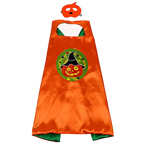 Halloween kostüm Kinder Umhang Orange für Halloween Cosplay Party von CHUANGOU