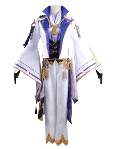 CHUANHUA Genshin Kamizato Ayato Cosplay-Spiel, Genshin Rollenspiel-Anzug, Halloween-Kostüm (weibliche Größe, XXL) von CHUANHUA