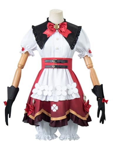 CHUANHUA Genshin Klee Blühendes Sternenlicht, Cosplay-Spiel, Genshin, Rollenspiel-Anzug, Halloween-Kostüm für Damen, personalisierbar, Größe XXL von CHUANHUA