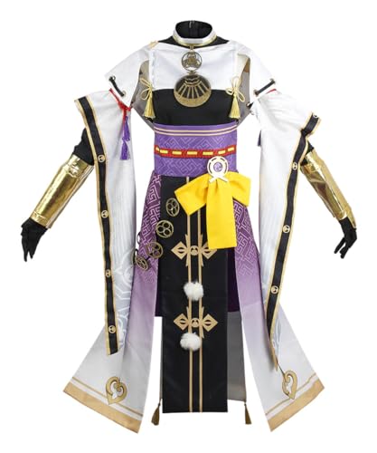 CHUANHUA Genshin Kujo Sara, Cosplay-Spiel, Genshin, Rollenspiel-Anzug, Halloween-Kostüm für Damen, personalisierbar, Größe XXL von CHUANHUA