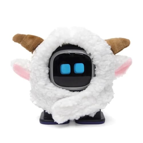 Exklusive Bekleidung für EMO Roboter Haustierkleidung, Zubehör, weiß, gelb oder weiß + schwarz, weiches Tuch, geeignet für EMO Roboter (S) von CHUANYGU