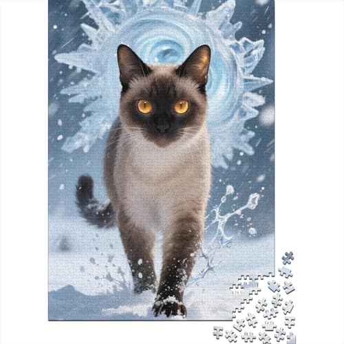 American Curl Puzzle 1000 Teile Schwer Puzzle Spielzeug Lernspiel Impossible Herausforderung Spielzeug Für Erwachsene Und Kinder Ab 14 Jahren 1000pcs (75x50cm) von CHUIYUFULAN