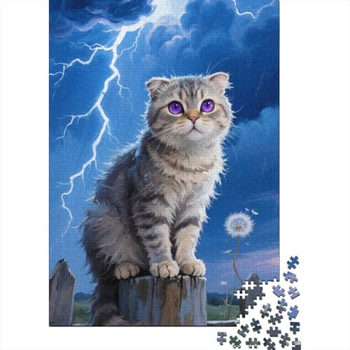 American Curl Puzzle 1000-teilige Schwer Puzzle Spielzeug Lernspiel Impossible Herausforderung Spielzeug Für Erwachsene Und Kinder Ab 14 Jahren 1000pcs (75x50cm) von CHUIYUFULAN