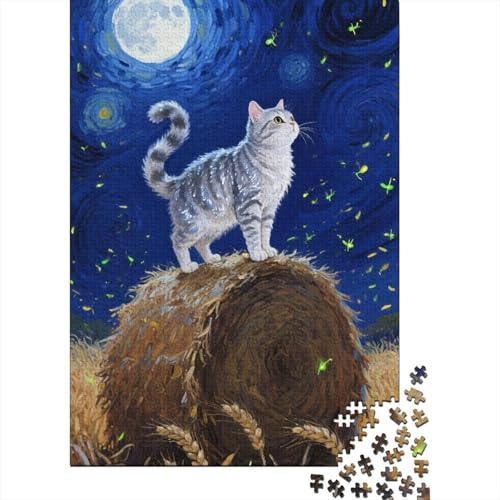 American Curl Puzzle 1000-teilige Schwer Puzzle Spielzeug Pädagogisches Spiel Impossible Herausforderung Spielzeug Für Erwachsene Und Kinder in Bewährter 1000pcs (75x50cm) von CHUIYUFULAN