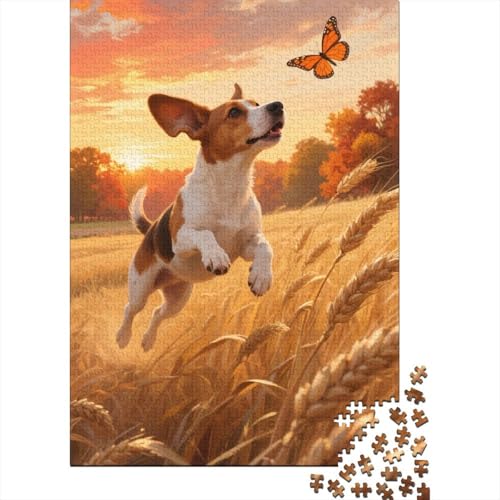 Cavalier King Charles Spaniel Puzzle 1000-teilige Schwer Puzzle Spielzeug Pädagogisches Spiel Impossible Herausforderung Spielzeug Für Erwachsene Kinder 1000pcs (75x50cm) von CHUIYUFULAN