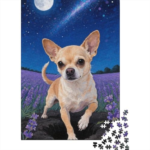 Chihuahua Puzzles 1000 Teile Schwer Puzzle Spielzeug Lernspiel Impossible Herausforderung Spielzeug Für Erwachsene Und Kinder Ab 14 Jahren 1000pcs (75x50cm) von CHUIYUFULAN