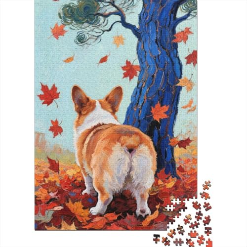 Corgi Puzzles 1000 Teile Schwer Puzzle Spielzeug Lernspiel Impossible Herausforderungsspielzeug Für Erwachsene Und Kinder Ab 14 Jahren 1000pcs (75x50cm) von CHUIYUFULAN