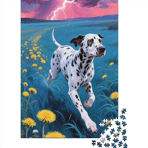 Dalmatiner Puzzle 1000-teilige Schwer Puzzle Spielzeug Pädagogisches Spiel Impossible Herausforderungsspielzeug Für Erwachsene Und Kinder Ab 14 Jahren 1000pcs (75x50cm) von CHUIYUFULAN