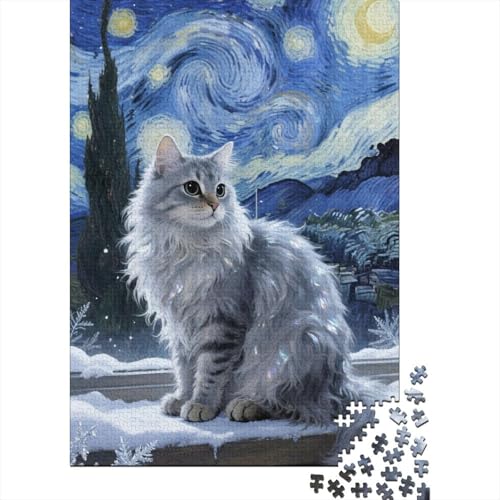 Ragamuffin Puzzles 1000 Teile Schwer Puzzle Spielzeug Pädagogisches Spiel Impossible Herausforderungsspielzeug Für Erwachsene Und Kinder Ab 12 Jahren 1000pcs (75x50cm) von CHUIYUFULAN