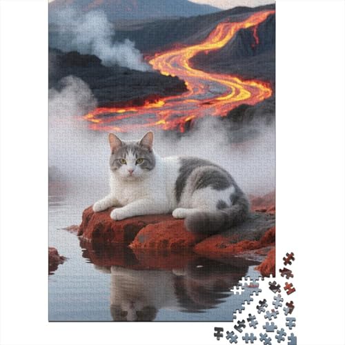 Snowshoe Puzzles 1000 Teile Schwer Puzzle Spielzeug Pädagogisches Spiel Impossible Herausforderungsspielzeug Für Erwachsene Und Kinder in Bewährter 1000pcs (75x50cm) von CHUIYUFULAN