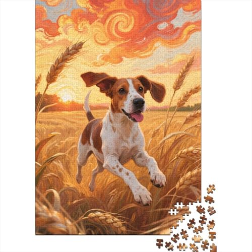 Springer-Spaniel Puzzle 1000 Teile Schwer Puzzle Spielzeug Pädagogisches Spiel Impossible Herausforderung Spielzeug Für Erwachsene Und Kinder in Bewährter 1000pcs (75x50cm) von CHUIYUFULAN