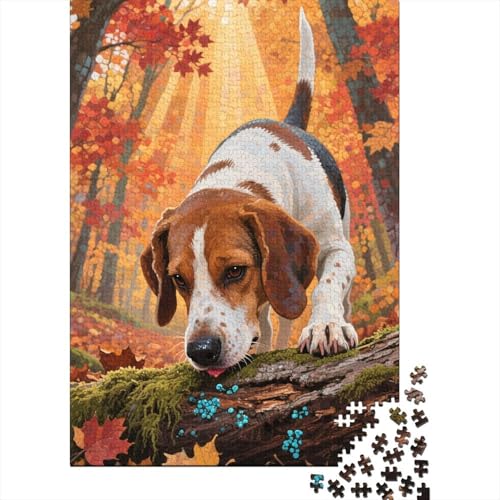 Springer-Spaniel Puzzles 1000 Teile Schwer Puzzle Spielzeug Lernspiel Impossible Herausforderung Spielzeug Für Erwachsene Kinder 1000pcs (75x50cm) von CHUIYUFULAN