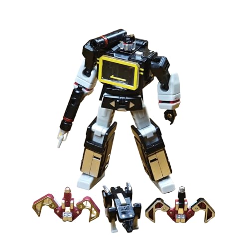 CHULXIA 4-Zoll-Actionfigur Recorder-Roboter Spielzeugmodelle mit 3 Bändern PT04-Dekorationen Ornamente Kreative Feiertagsgeschenke for Jungen und Mädchen von CHULXIA