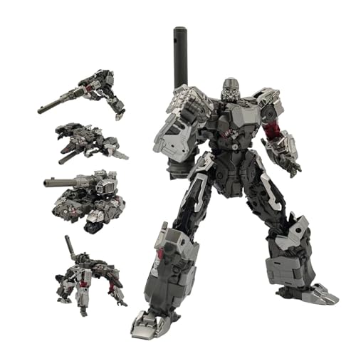 CHULXIA 5-in-1-Actionfigur Megatron MX6601 Verformungsspielzeug Roboter Flugzeug Panzer Waffe und Tiermodi Dekorationen Ornamente von CHULXIA