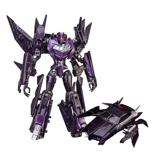 CHULXIA 6,3 Zoll Deformations-Actionfigur Air Warrior Spielzeug Lila Automodell Roboterspielzeug Jungen und Mädchen Desktop-Ornamente Feiertags-Geburtstagsgeschenke von CHULXIA