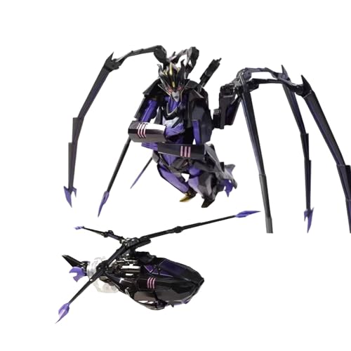 CHULXIA 6.3in Deformations-Actionfigur Blackarachnia Toys Deformationsroboter Hubschrauber und Spinnenmodell Spielzeug Jungen und Mädchen Desktop-Ornamente Feiertags- und Geburtstagsgeschenke von CHULXIA