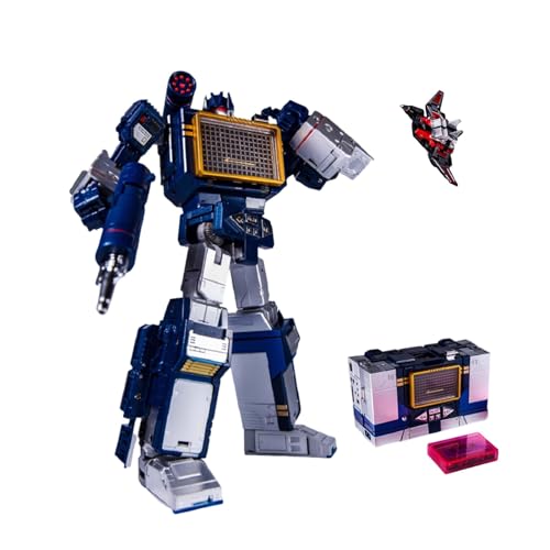 CHULXIA 9-Zoll-Actionfigur Soundwave Deformation Roboterspielzeug THF01J Bandmodell mit Schnabeldekorationen Ornamente von CHULXIA