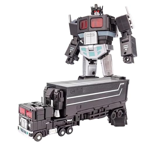 CHULXIA Deformations-Actionfigur LKW Van Roboter Auto Spielzeug for Jungen und Mädchen Desktop-Ornamente Feiertags- und Geburtstagsgeschenke(Black) von CHULXIA