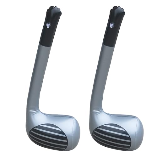 CHUNLINLAODA 2 Stück Aufblasbarer Golfschläger Aufblasbarer Golfschläger-Kostüm Aufblasbarer Golfschläger für Golfschläger Golfschlägerzubehör Golfclub Requisite für Damen und Herren (Silbergrau) CHUNLINLAODA 2 Stück Aufblasbarer Golfschläger Aufblasbarer Golfschläger-Kostüm Aufblasbarer Golfschläger für Golfschläger Golfschlägerzubehör Golfclub Requisite für Damen und Herren (Silbergrau) von CHUNLINLAODA