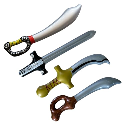 CHUNLINLAODA 4 Stück Aufblasbare Piratenschwert Stick Ballons Piratenschwert Party Supplies Halloween Thema Piraten Rollenspiel Spiele Piraten Schwert Spielzeug für Kinder Piraten Set (Mehrfarbig 1) CHUNLINLAODA 4 Stück Aufblasbare Piratenschwert Stick Ballons Piratenschwert Party Supplies Halloween Thema Piraten Rollenspiel Spiele Piraten Schwert Spielzeug für Kinder Piraten Set (Mehrfarbig 1) von CHUNLINLAODA