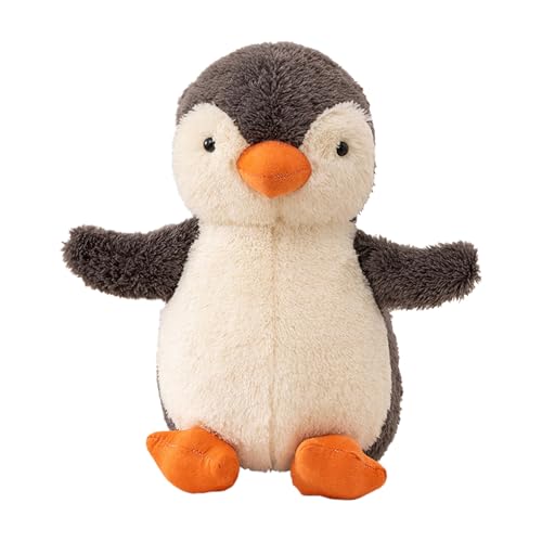 CHUNLINLAODA Kuscheltier Pinguin Plüschtier Pinguin, 20cm Kuscheltier Pinguin, Kuscheltier Plüschpuppen Pinguin, für Mädchen Jungen Plüschpinguin Geschenk Kuscheltier (grau) von CHUNLINLAODA