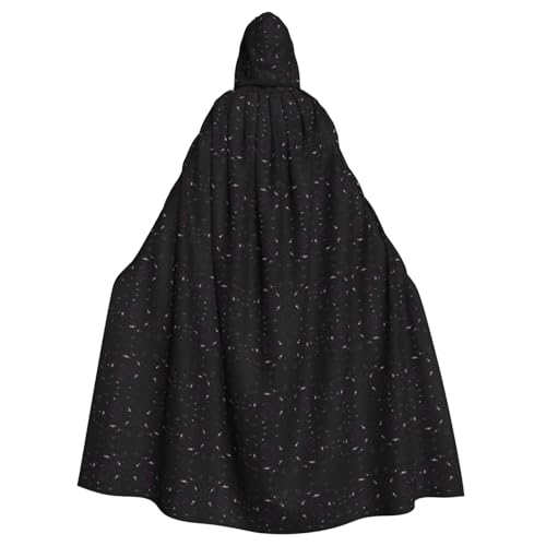 CHUNMINW Kapuzenumhang mit Gothic-Rosen-Druck, Halloween-Umhang, lustiger Bademantel für Erwachsene, Cosplay, Hexe, Wikinger-Kostüm CHUNMINW Kapuzenumhang mit Gothic-Rosen-Druck, Halloween-Umhang, lustiger Bademantel für Erwachsene, Cosplay, Hexe, Wikinger-Kostüm von CHUNMINW
