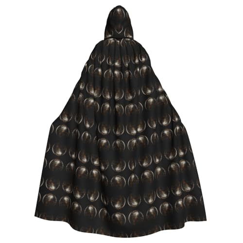 CHUNMINW Schwarzer Goldc-Aufdruck, Kapuzenumhang, Halloween-Umhang, lustiger Bademantel für Erwachsene, Cosplay, Hexe, Wikinger-Kostüm CHUNMINW Schwarzer Goldc-Aufdruck, Kapuzenumhang, Halloween-Umhang, lustiger Bademantel für Erwachsene, Cosplay, Hexe, Wikinger-Kostüm von CHUNMINW