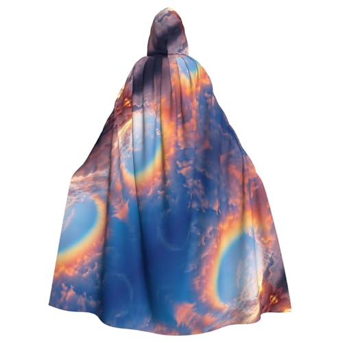 CHUNMINW Umhang mit Kapuze und buntem Regenbogen-Druck, lustiger Umhang für Uni, Erwachsene, Cosplay, Hexe, Wikinger-Kostüm CHUNMINW Umhang mit Kapuze und buntem Regenbogen-Druck, lustiger Umhang für Uni, Erwachsene, Cosplay, Hexe, Wikinger-Kostüm von CHUNMINW
