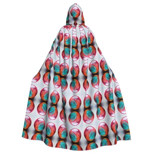 CHUNMINW Umhang mit Kapuze und farbigem Marmor-Druck, Halloween-Umhang, lustiger Bademantel für Uni, Erwachsene, Cosplay, Hexe, Wikinger-Kostüm CHUNMINW Umhang mit Kapuze und farbigem Marmor-Druck, Halloween-Umhang, lustiger Bademantel für Uni, Erwachsene, Cosplay, Hexe, Wikinger-Kostüm von CHUNMINW