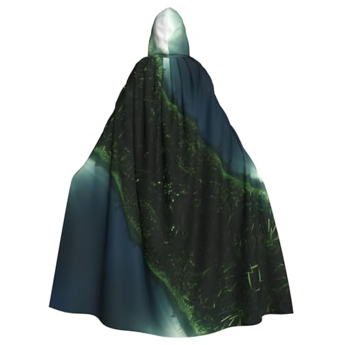 CHUNMINW Unterwasserwels-Aufdruck, Kapuzenumhang, Halloween-Umhang, lustiger Bademantel für Erwachsene, Cosplay, Hexe, Wikinger-Kostüm CHUNMINW Unterwasserwels-Aufdruck, Kapuzenumhang, Halloween-Umhang, lustiger Bademantel für Erwachsene, Cosplay, Hexe, Wikinger-Kostüm von CHUNMINW