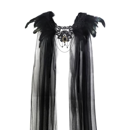 CHUNYAGOK Halloween-Kostüm, mittelalterlicher Damen-Umhang in voller Länge, Umhang für Mädchen, Halloween, Cosplay, Party, Kostüm, Verkleidung, Requisiten, Essentials von CHUNYAGOK