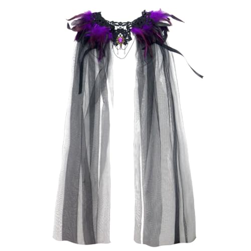 CHUNYAGOK Halloween-Kostüm, mittelalterlicher Damen-Umhang in voller Länge, Umhang für Mädchen, Halloween, Cosplay, Party, Kostüm, Verkleidung, Requisiten, Essentials von CHUNYAGOK