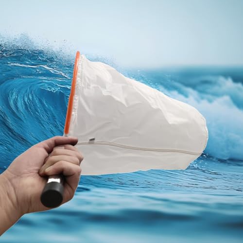 Planktonnetz Feinmaschiger Planktonprobenehmer, Ultrakompakt, 35 Cm Durchmesser, Phytoplankton-Probenahmewerkzeug/Verdickte Plankton-Schleppnetze(30 mesh) von CHZFFD