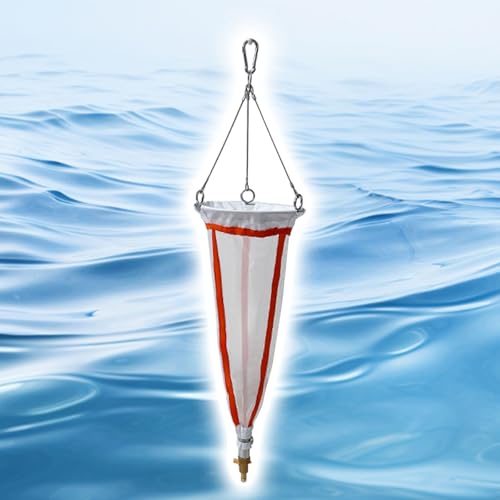 Planktonnetz Feinmaschiges Experimentelles Nylon-Sammelnetz, Verdicktes Phytoplankton-Probenahmewerkzeug/Schleppnetze Mehrere Planktonarten(0.064mm(200 mesh)) von CHZFFD