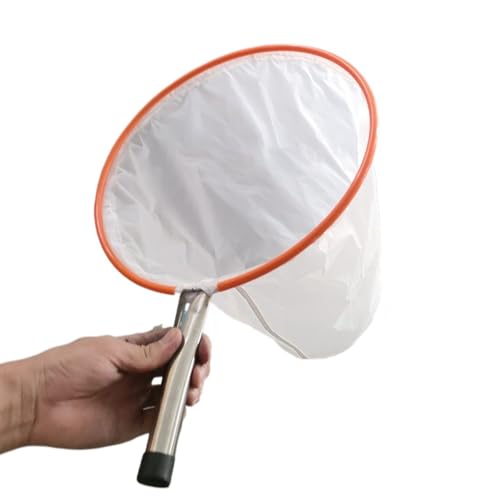 Planktonnetz Ultrakompaktes Plankton-Sammelnetz, Experimentelles Planktonnetz Aus Nylon Mit Edelstahlgriff, Verdicktes Feinmasch-Sammelgefäß, Durchmesser 35 Cm(180 mesh) von CHZFFD