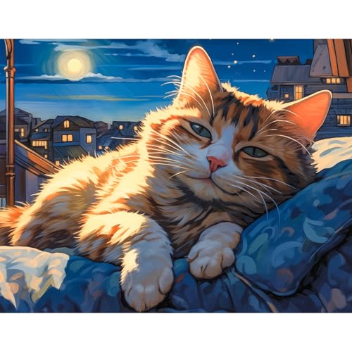100 Teile Jigsaw Puzzles for Adults & Children & Kids-Sleeping Cat,Cute Kitten 100 Teile, Kids Jigsaw Puzzles Cozy Retreat 100 Piece Puzzle von CHengQiSM