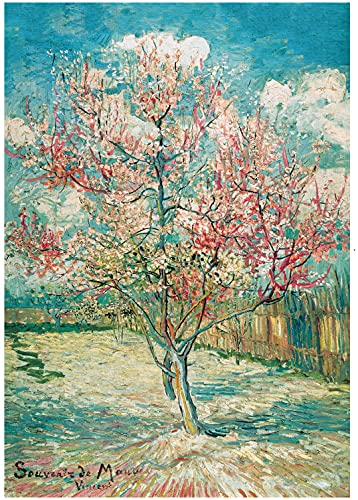 CHengQiSM Puzzle 2000 Teile Puzzle für Erwachsene Jigsaw Puzzle - Van Gogh - Peach Tree in Blossom (Souvenir de Mauve), Puzzle 2000 Teile für Erwachsene und Kinder ab 14 Jahren, Mehrfarbig 100 x70 cm von CHengQiSM