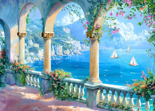 Puzzle 1000 Teile-Korridor mit Meerblick Puzzles für Erwachsene Landschaft Puzzel Natürliche Szene Puzzles für Erwachsene Teens Kinder Interaktives Spielzeug Gehirn Teaser Puzzle 1000 Teile-Korridor mit Meerblick Puzzles für Erwachsene Landschaft Puzzel Natürliche Szene Puzzles für Erwachsene Teens Kinder Interaktives Spielzeug Gehirn Teaser von CHengQiSM