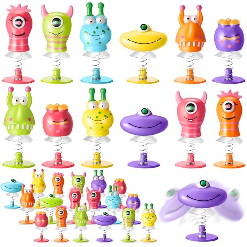 CHmiss Monster Springspielzeuge, Monster Springspielzeuge Für Jungen,18 Stück Springendes Monster,Springendes Spielzeug Kinder,Für Kindergeburtstag (Zufällige Farben) von CHmiss
